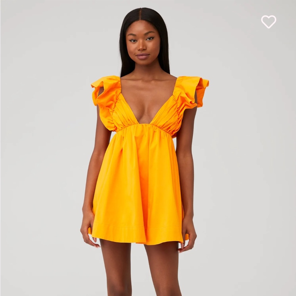 Clementine Mini Dress - Orange